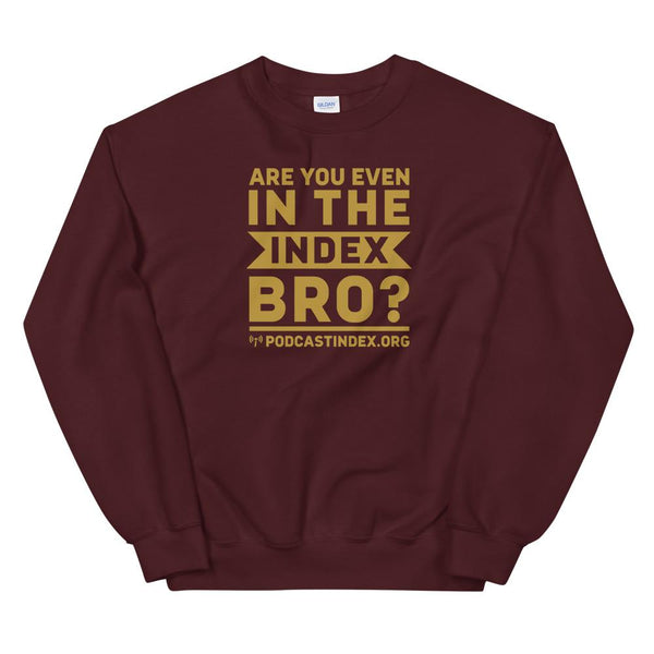 INDEX BRO? - sweatshirt