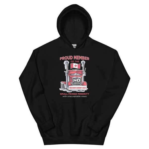 UNACCEPTABLE FREEDOM CONVOY - pullover hoodie