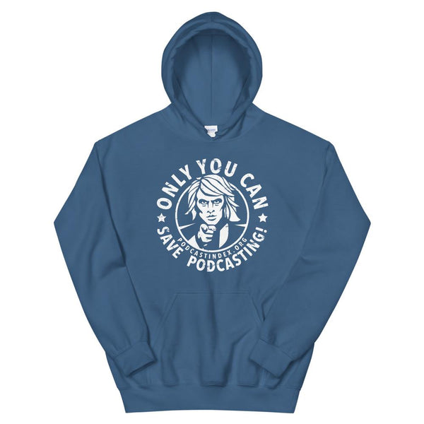 SAVE PODCASTING! - pullover hoodie