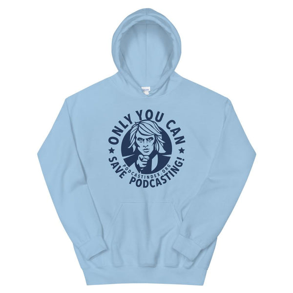 SAVE PODCASTING! - pullover hoodie