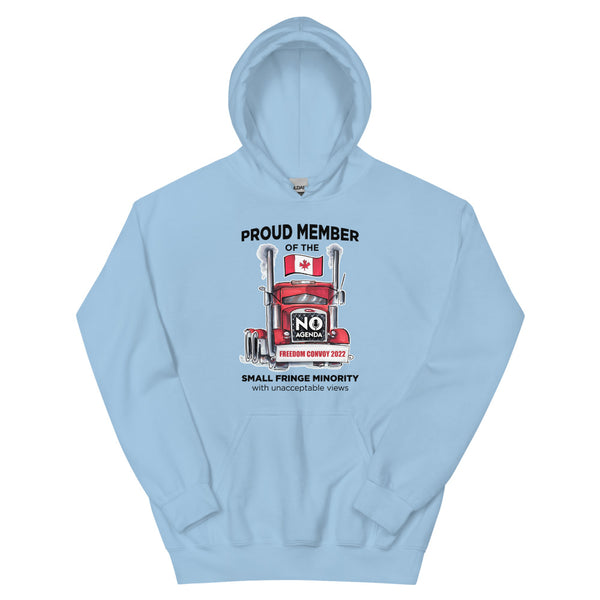 UNACCEPTABLE FREEDOM CONVOY - pullover hoodie