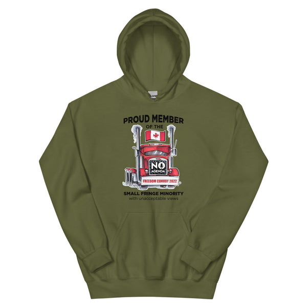 UNACCEPTABLE FREEDOM CONVOY - pullover hoodie