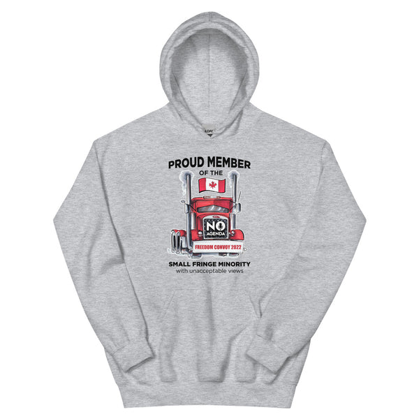 UNACCEPTABLE FREEDOM CONVOY - pullover hoodie