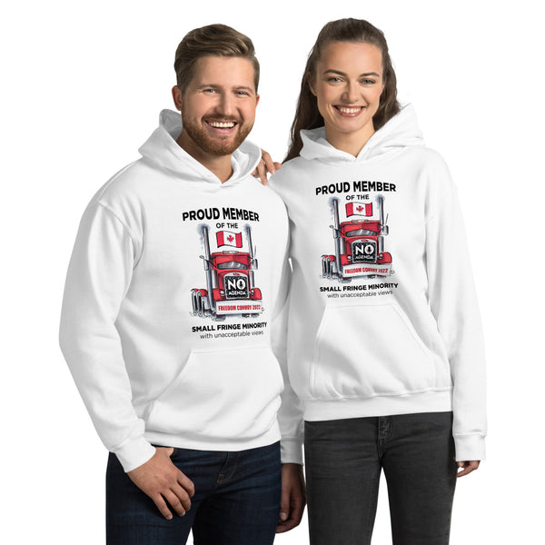 UNACCEPTABLE FREEDOM CONVOY - pullover hoodie