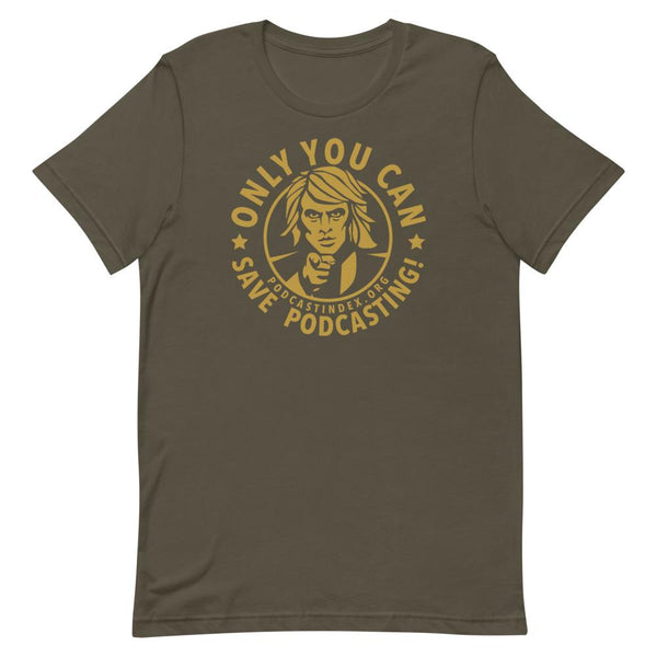 SAVE PODCASTING! - tee shirt