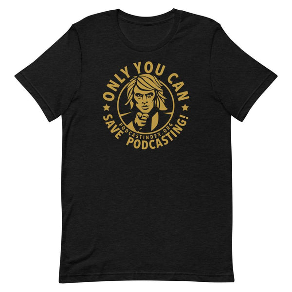 SAVE PODCASTING! - tee shirt