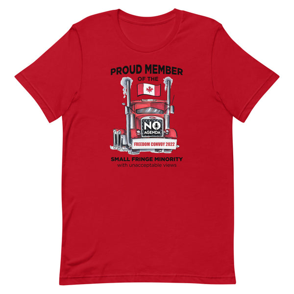 UNACCEPTABLE FREEDOM CONVOY - tee shirt