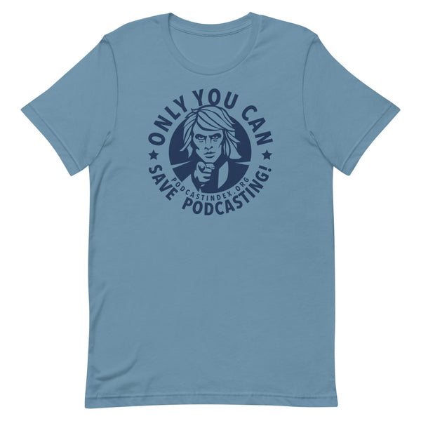 SAVE PODCASTING! - tee shirt