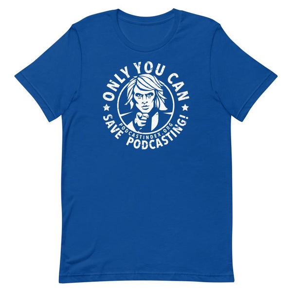 SAVE PODCASTING! - tee shirt