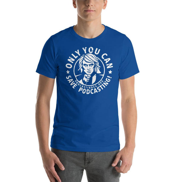 SAVE PODCASTING! - tee shirt