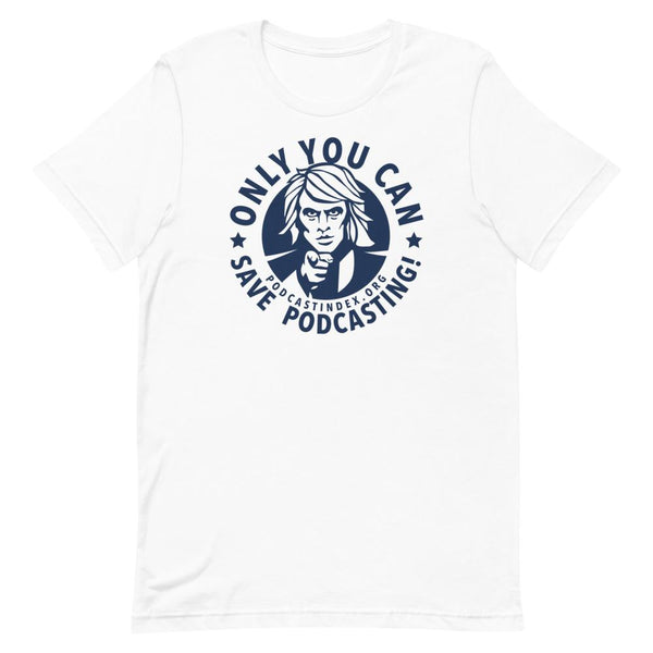 SAVE PODCASTING! - tee shirt