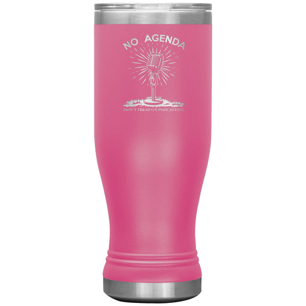 DONT TREAD ON PODCASTING - 20 oz boho tumbler