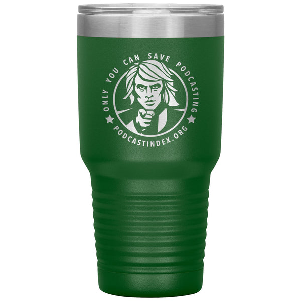 SAVE PODCASTING! - 30 oz tumbler