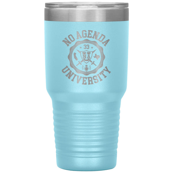 NO AGENDA UNIVERSITY - 30 oz tumbler
