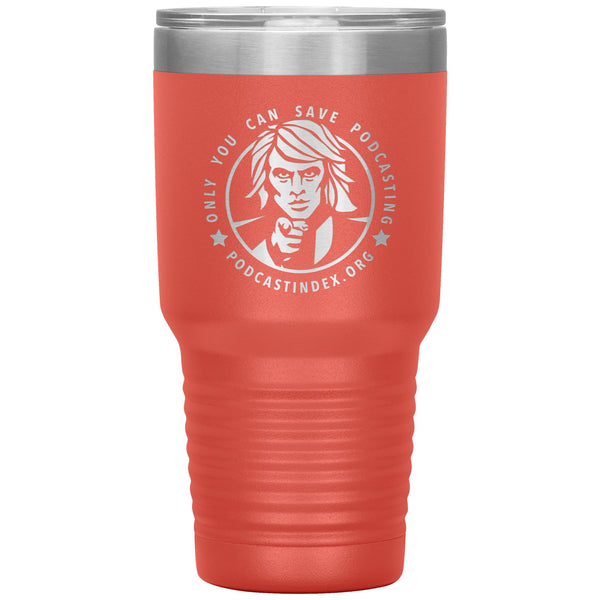 SAVE PODCASTING! - 30 oz tumbler