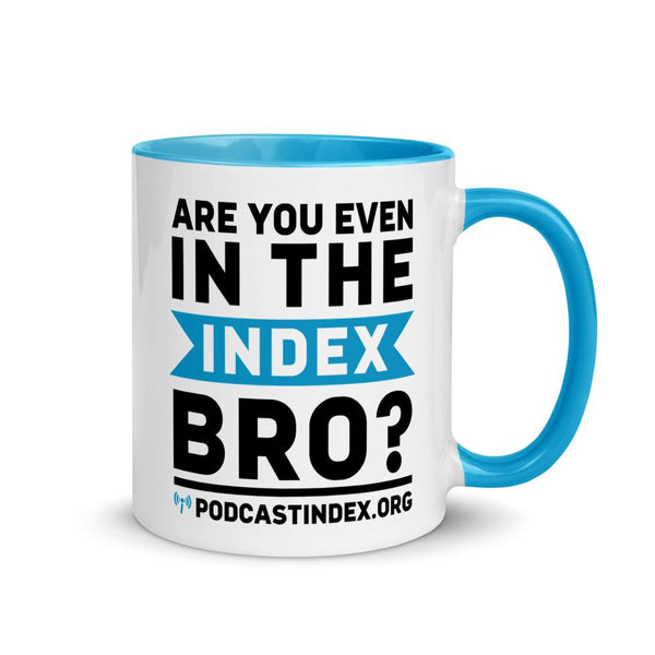 INDEX BRO? - accent mug