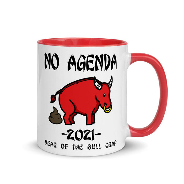 2021 Bull Crap - accent mug