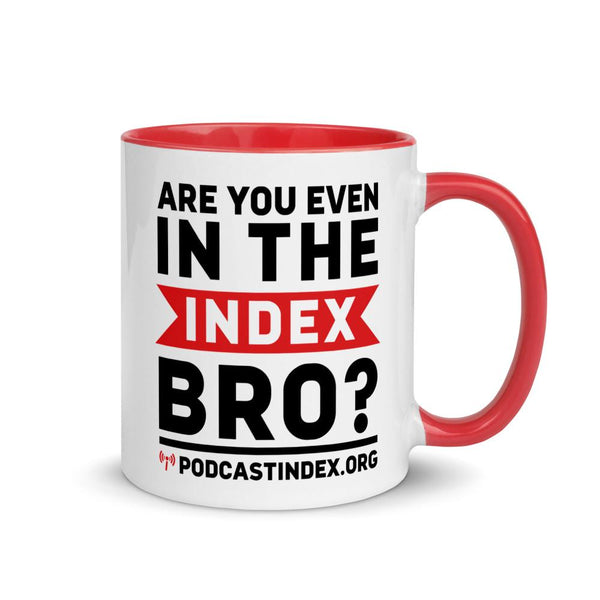 INDEX BRO? - accent mug