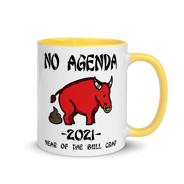 2021 Bull Crap - accent mug