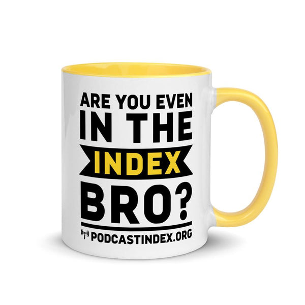 INDEX BRO? - accent mug