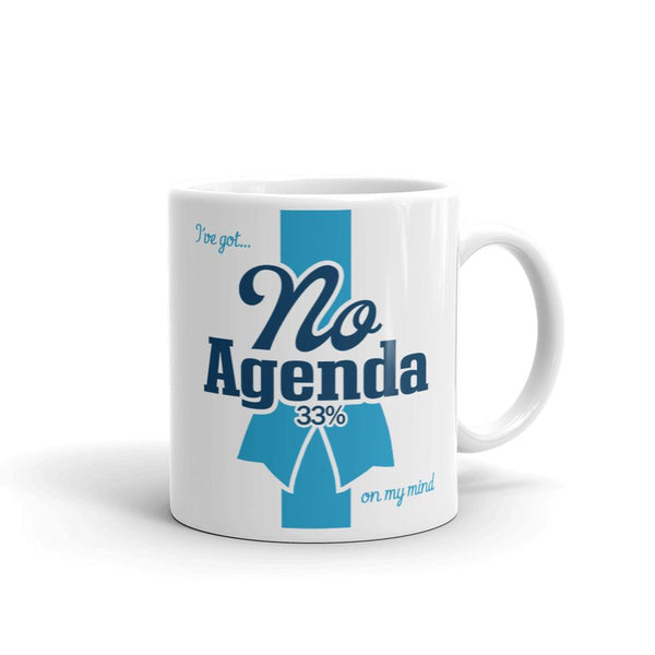 NO AGENDA RIBBON - mug