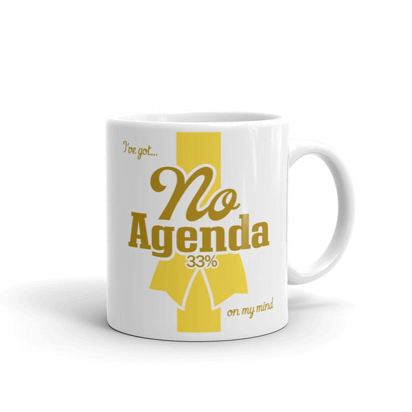 NO AGENDA RIBBON - mug