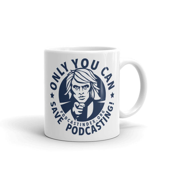 SAVE PODCASTING! - mug