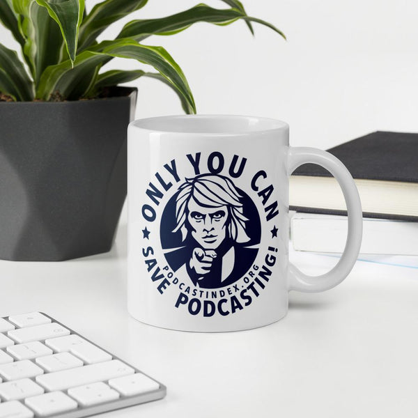 SAVE PODCASTING! - mug