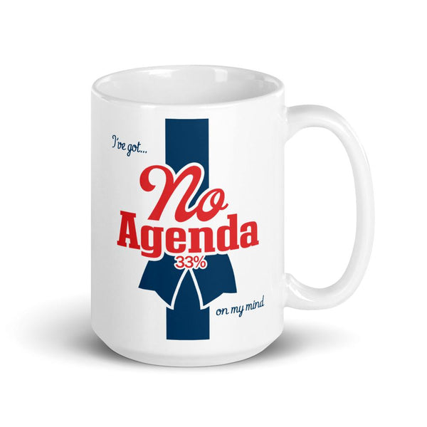 NO AGENDA RIBBON - mug