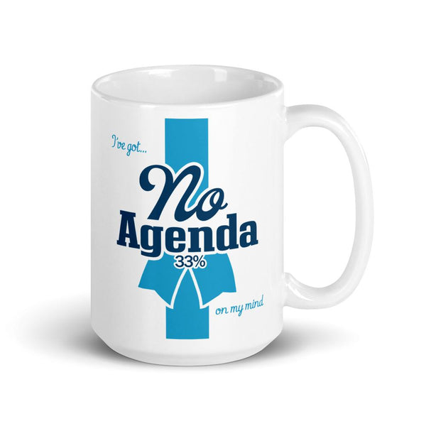 NO AGENDA RIBBON - mug