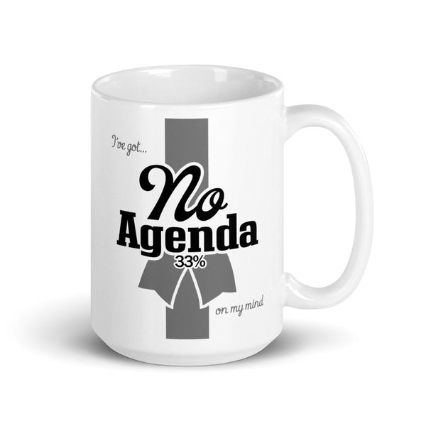 NO AGENDA RIBBON - mug