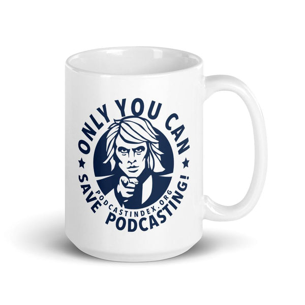 SAVE PODCASTING! - mug