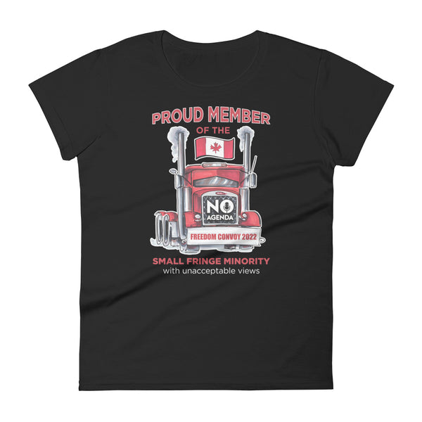 UNACCEPTABLE FREEDOM CONVOY - womens tee