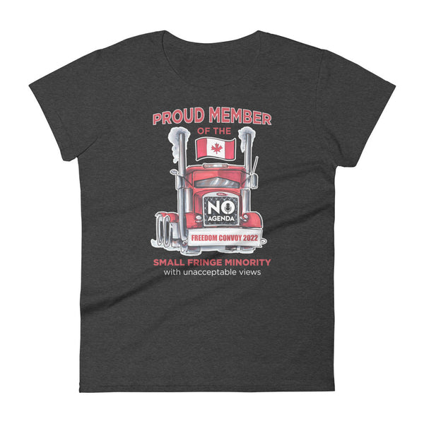 UNACCEPTABLE FREEDOM CONVOY - womens tee