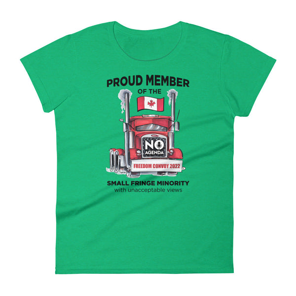 UNACCEPTABLE FREEDOM CONVOY - womens tee