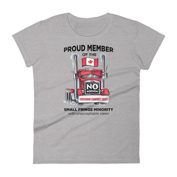 UNACCEPTABLE FREEDOM CONVOY - womens tee