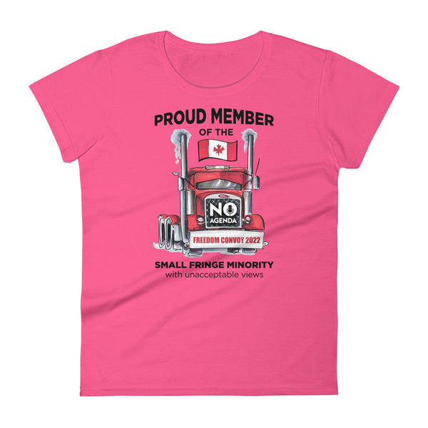 UNACCEPTABLE FREEDOM CONVOY - womens tee