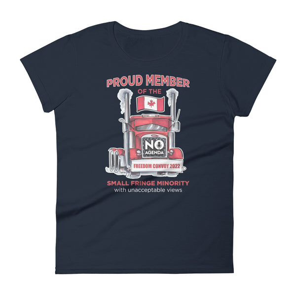 UNACCEPTABLE FREEDOM CONVOY - womens tee