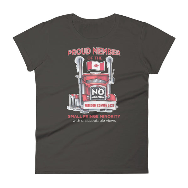 UNACCEPTABLE FREEDOM CONVOY - womens tee