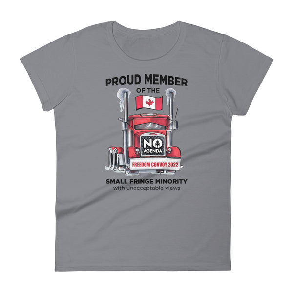 UNACCEPTABLE FREEDOM CONVOY - womens tee
