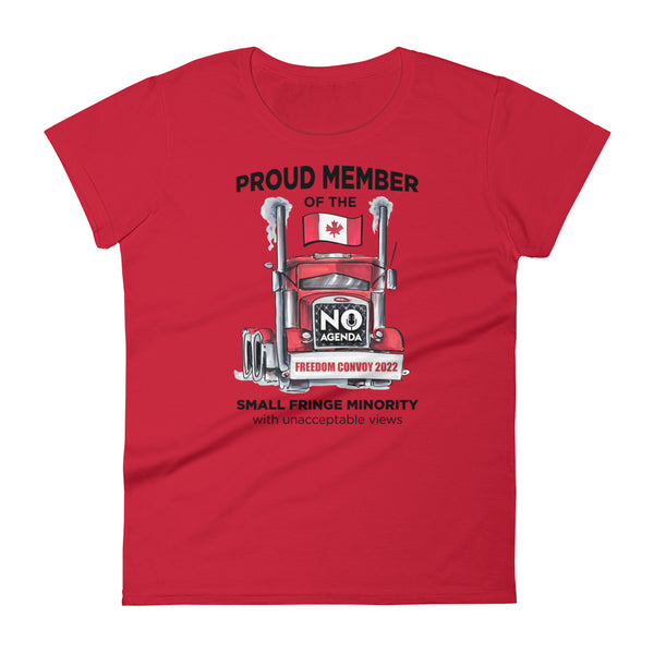 UNACCEPTABLE FREEDOM CONVOY - womens tee
