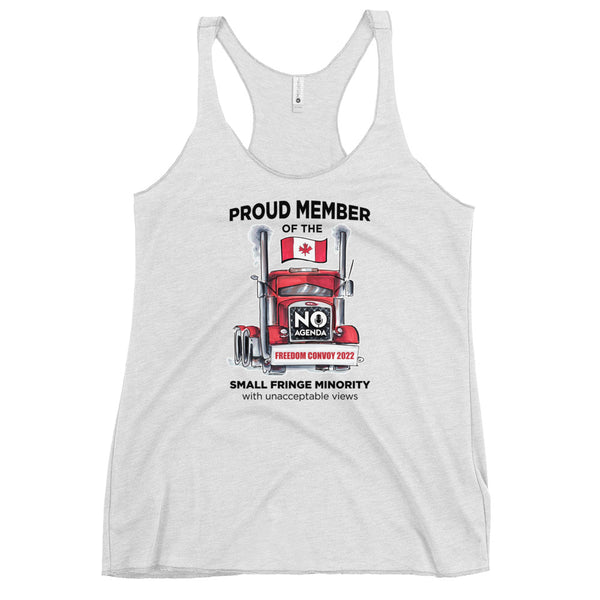 UNACCEPTABLE FREEDOM CONVOY - racerback tank