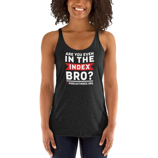 INDEX BRO? - racerback tank