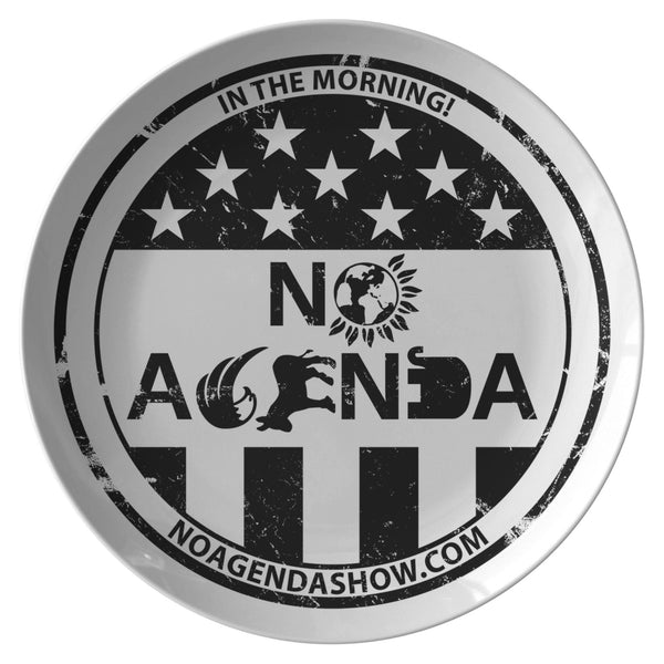 NO AGENDA PARTY TIME - plate