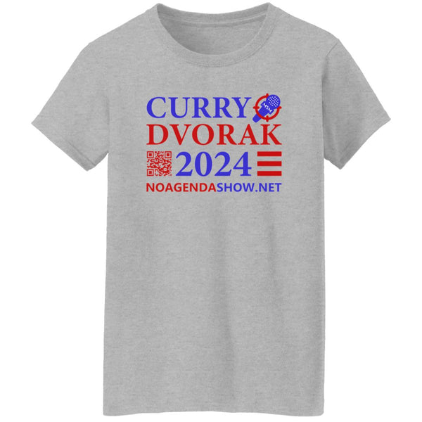 CURRY DVORAK 2024 - womens tee