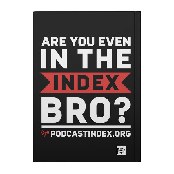 INDEX BRO? - hardcover notebook new