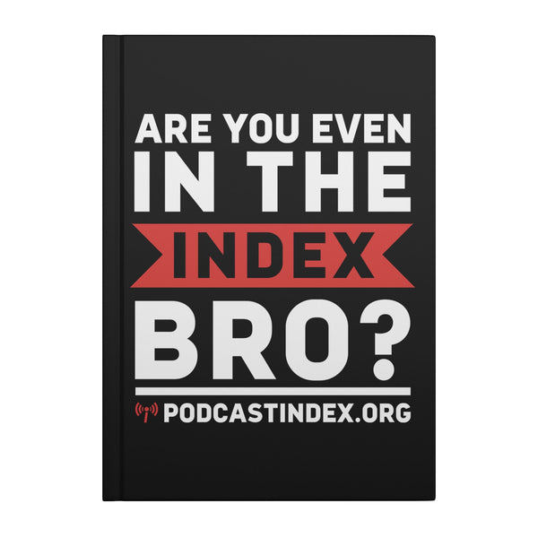 INDEX BRO? - hardcover notebook new