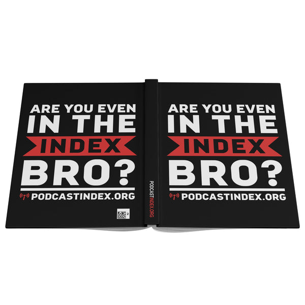 INDEX BRO? - hardcover notebook new