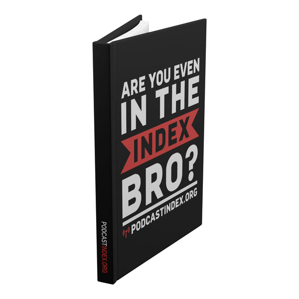 INDEX BRO? - hardcover notebook new