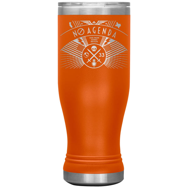 NO AGENDA RALLY - 20 oz boho tumbler